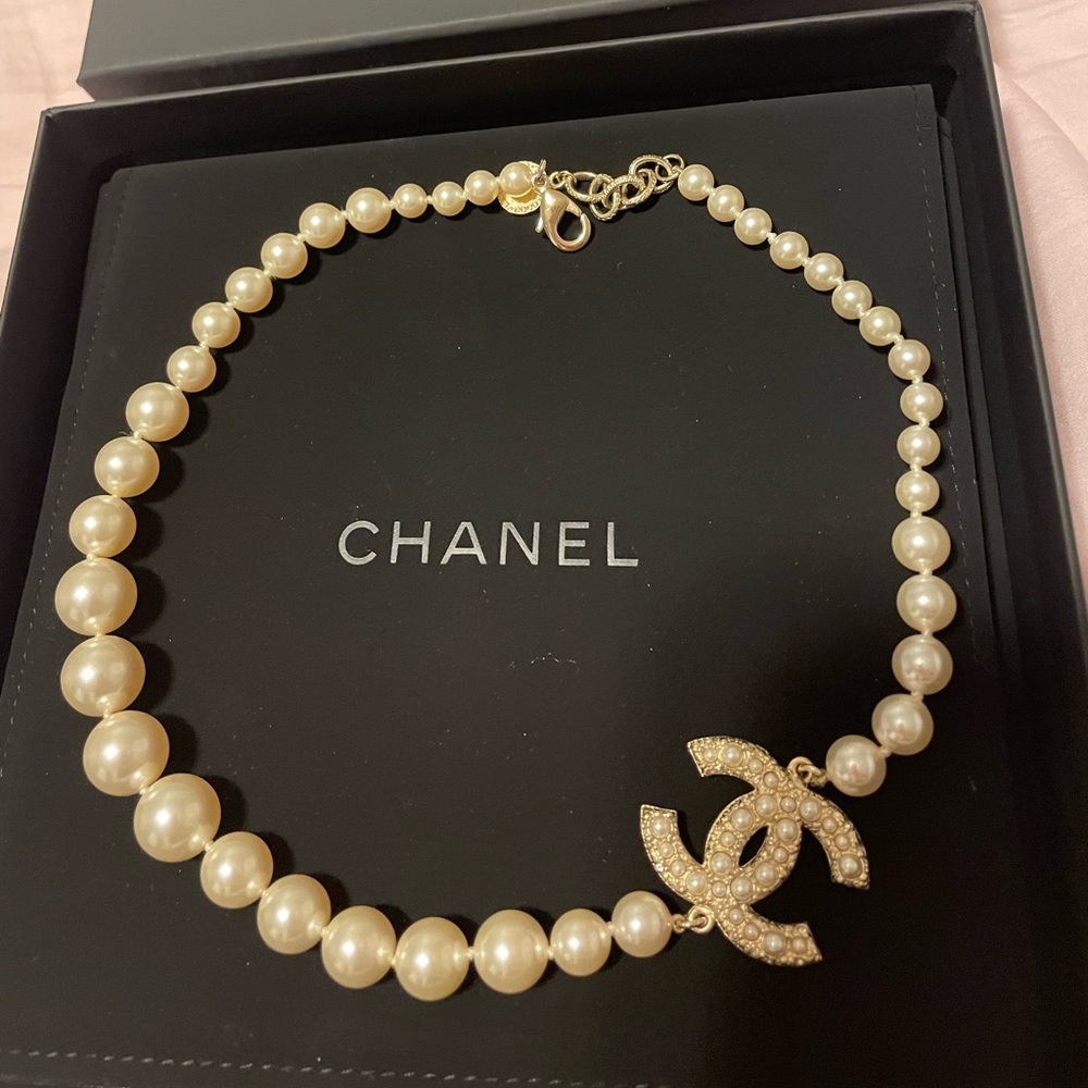 Chanel 100 year petal necklace